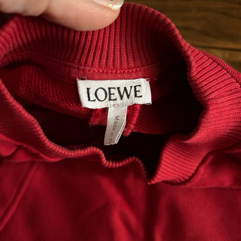 Loewe Red Anagram Sweatshirt - Picture 6 of 10